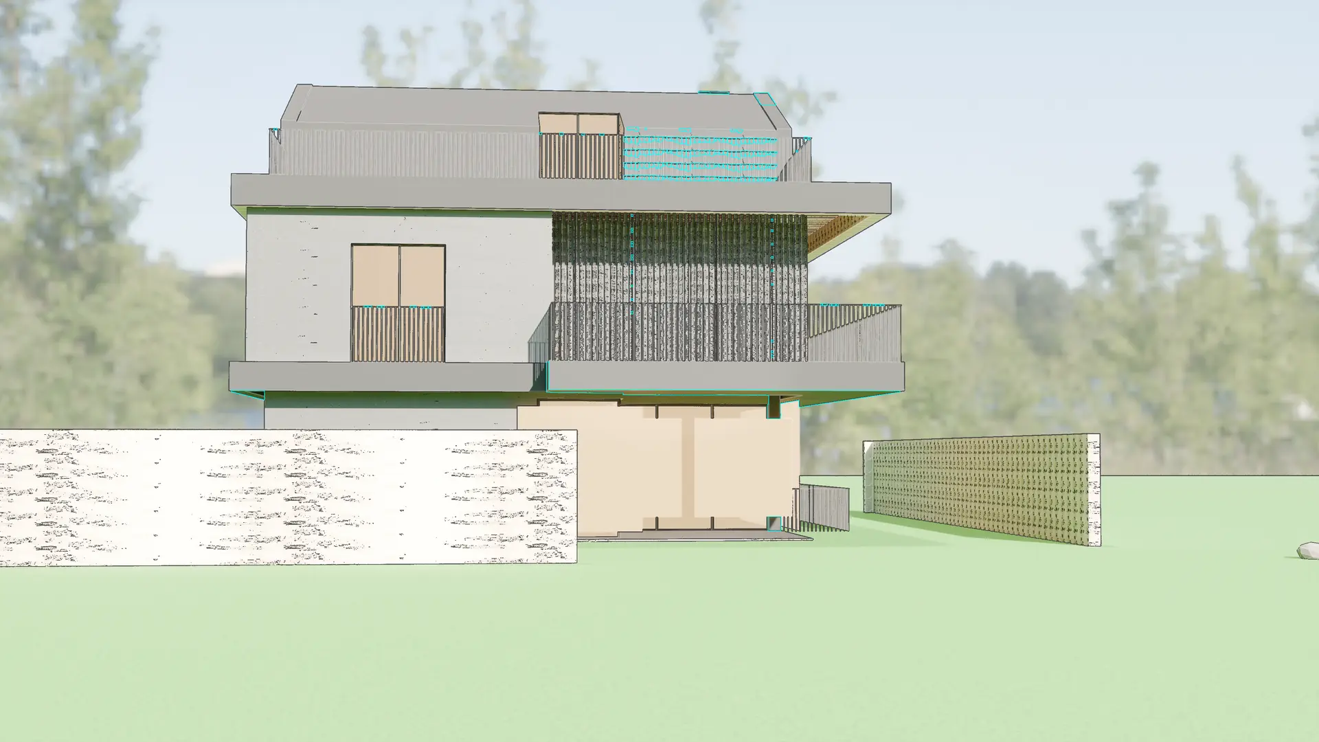 Before — raw Blender render